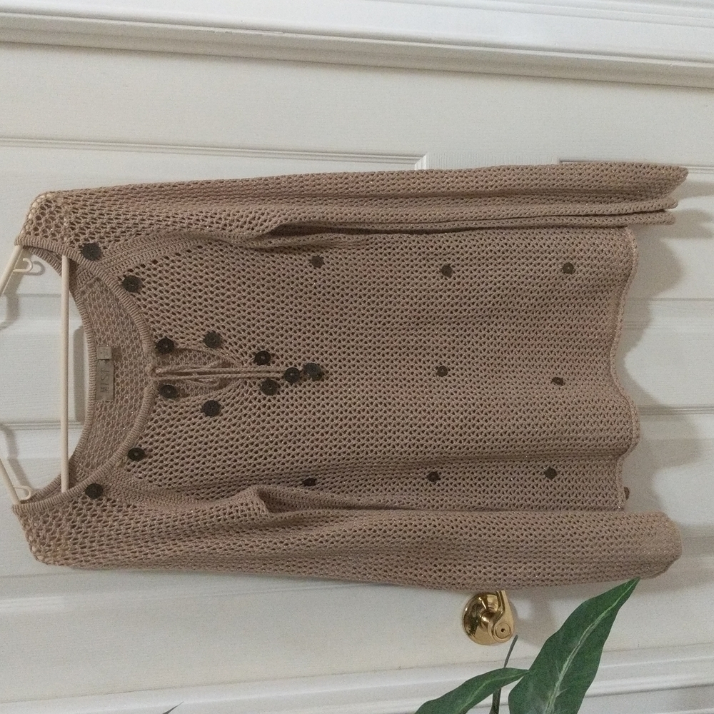 Mist Women's Open Knit Sweater Size Medium